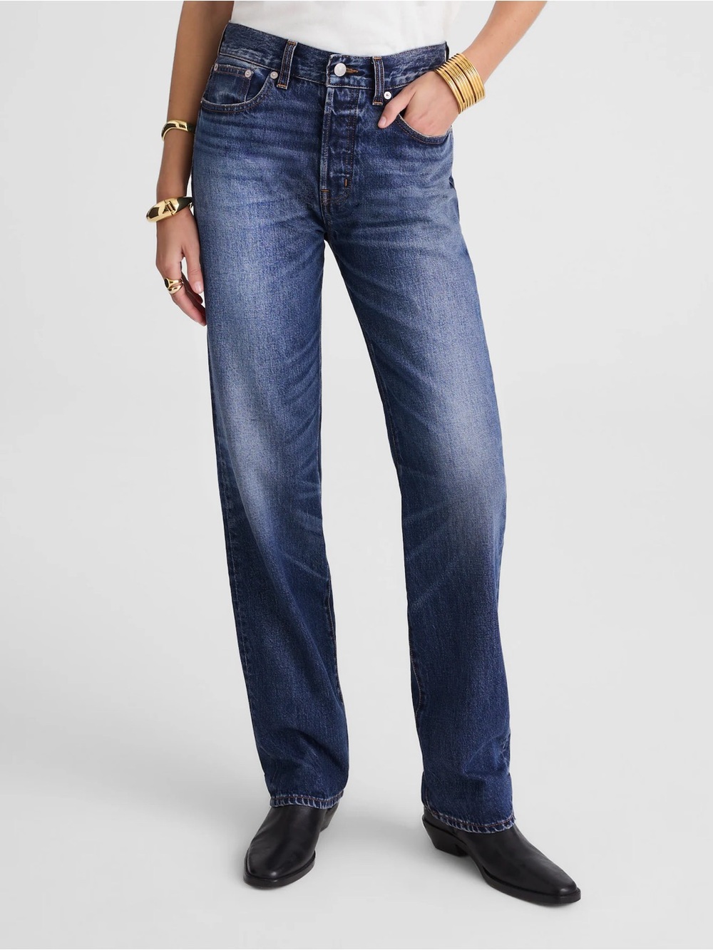 Madewell Dakota Longline Straight Jean